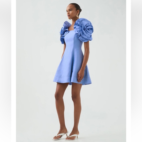 AJE.‎ TWYLA MINI DRESS Blue size 10 - Picture 11 of 11